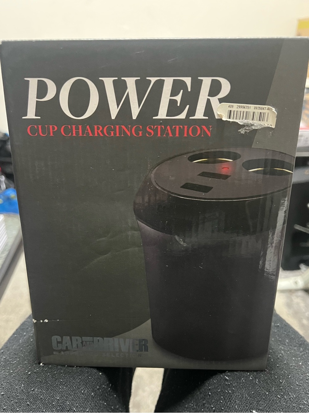 Car and Driver Power Cup Charging Station Dual USB & Sockets